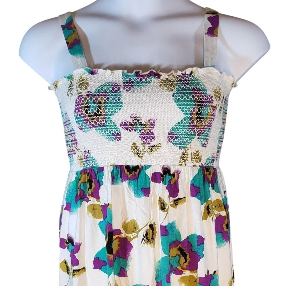 Duo Maternity Floral Convertible Top Size Large - Picture 3 of 10